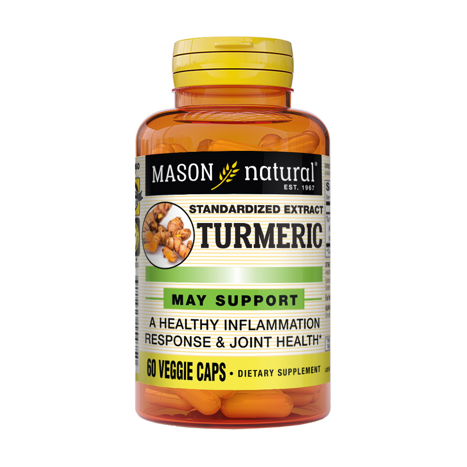 Уцінка! Куркума Mason Natural Turmeric, 60 вегетаріанських капсул